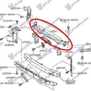 064800200 Nissan Tiida 2007-2013 | Ποδιά Εμπρός