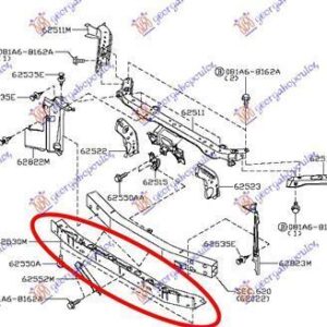 064800500 Nissan Tiida 2007-2013 | Τραβέρσα Ψυγείου