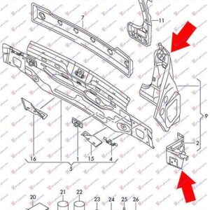 066002751 VW Golf 2008-2013 | Φανοστάτης Πίσω Δεξιός