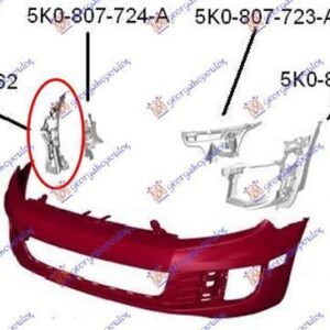 066004303 VW Golf 2008-2013 | Βάση Προφυλακτήρα Εμπρός Δεξιά