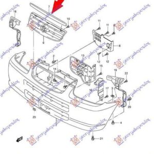 066506705 Suzuki Alto 1999-2007 | Διακοσμητικό Μάσκας