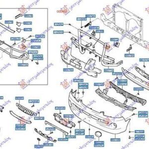 067003840 Hyundai H-1 Van 1998-2007 | Τραβέρσα Προφυλακτήρα Εμπρός