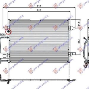 067806400 Audi A4 1994-2000 | Ψυγείο A/C Βενζίνη/Πετρέλαιο