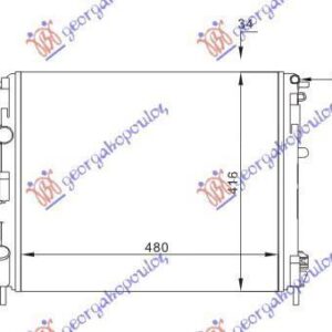 011306300-1 Renault Clio 2001-2006 | Ψυγείο Νερού Βενζίνη/Πετρέλαιο