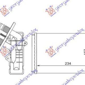 070306500 Renault Kangoo 2003-2008 | Ψυγείο Καλοριφέρ