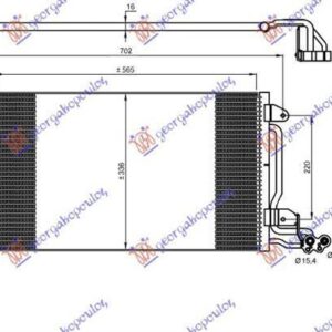 070106400 Seat Ibiza 2008-2012 | Ψυγείο A/C Βενζίνη/Πετρέλαιο