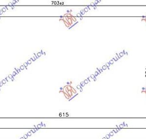 070106405 Seat Ibiza 2008-2012 | Ψυγείο A/C Βενζίνη/Πετρέλαιο