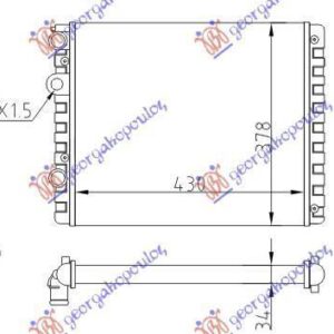 013906300 VW Lupo 1998-2005 | Ψυγείο Νερού Βενζίνη/Πετρέλαιο