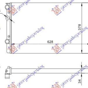 043006310 Seat Arosa 1997-2000 | Ψυγείο Νερού Βενζίνη/Πετρέλαιο