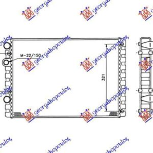 070206335 VW Polo 1994-1999 | Ψυγείο Νερού