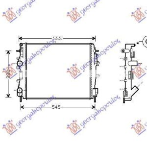 081906310 Nissan Kubistar 2003-2009 | Ψυγείο Νερού