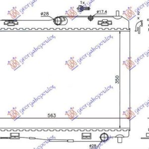 072606300 Ford Fiesta 2008-2013 | Ψυγείο Νερού