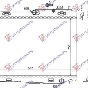 072606305 Ford Fiesta 2008-2013 | Ψυγείο Νερού