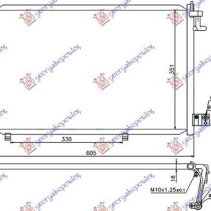 072606400 Ford Fiesta 2008-2013 | Ψυγείο A/C