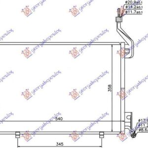 072606410 Ford Fiesta 2008-2013 | Ψυγείο A/C