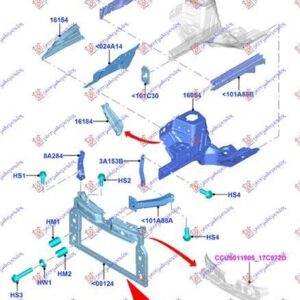 073100220 Ford Ka 2008-2016 | Μετώπη Εμπρός