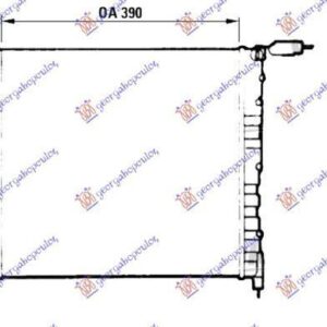 074906305 Renault Clio 1994-1995 | Ψυγείο Νερού