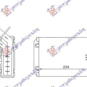 046406500-1 Renault Scenic 1999-2003 | Ψυγείο Καλοριφέρ