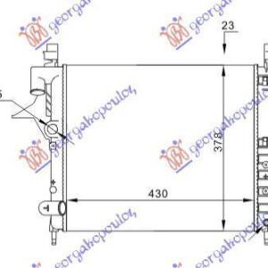 073806300 Renault Twingo 1992-1998 | Ψυγείο Νερού