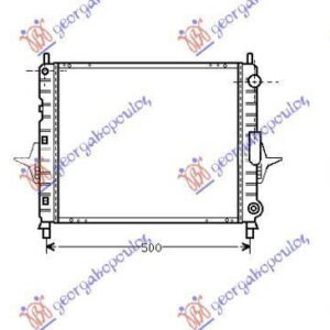 073806310 Renault Twingo 1992-1998 | Ψυγείο Νερού