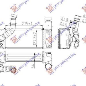 088306210 Toyota Corolla Sedan 2007-2011 | Ψυγείο Intercooler