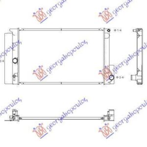 822006305 Toyota Avensis 2008-2012 | Ψυγείο Νερού