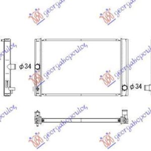 088306325 Toyota Corolla Sedan 2007-2011 | Ψυγείο Νερού