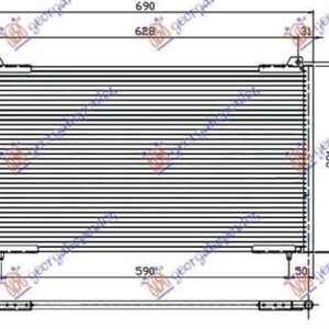 075606410 Peugeot 406 Sedan 1996-2005 | Ψυγείο A/C