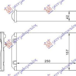 075606520 Peugeot 406 Sedan 1996-2005 | Ψυγείο Καλοριφέρ