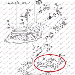 076700473 Audi A4 2007-2011 | Φανοστάτης Εμπρός Δεξιός