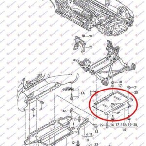 130000845 Audi A4 2011-2015 | Ποδιά Μηχανής