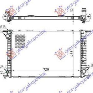 076706320 Audi A4 2007-2011 | Ψυγείο Νερού