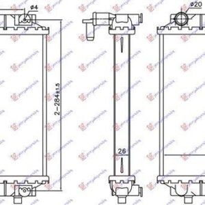 076706342 Audi A4 2007-2011 | Ψυγείο Βοηθητικό Αριστερό