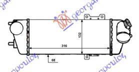 430006200 Kia Ceed 3θυρο 2010-2013 | Ψυγείο Intercooler