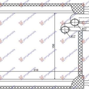 078006500 Hyundai i30 Hatchback/Estate 2007-2012 | Ψυγείο Καλοριφέρ