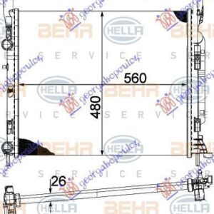 078406315 Renault Kangoo 2008-2013 | Ψυγείο Νερού