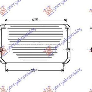 022206400 Toyota Carina E Sedan/Liftback 1996-2001 | Ψυγείο A/C