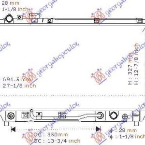 010406300 Mazda 323 Hatchback 1997-1998 | Ψυγείο Νερού