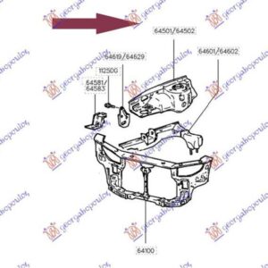 015800812 Hyundai Coupe 1999-2001 | Θόλος Εμπρός Αριστερός