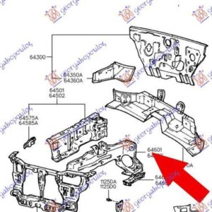 079900901 Hyundai Accent Liftback 1994-1997 | Σασί Εμπρός Δεξιό