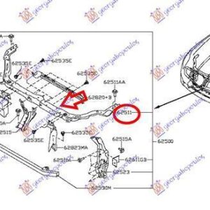 080400200 Nissan Qashqai 2007-2010 | Ποδιά Εμπρός