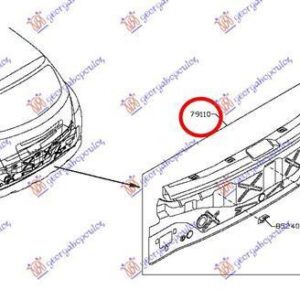 080402070 Nissan Qashqai 2007-2010 | Ποδιά Πίσω