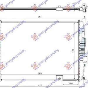 080406305 Nissan Qashqai 2007-2010 | Ψυγείο Νερού