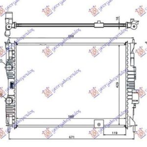 576006310 Nissan Qashqai 2010-2013 | Ψυγείο Νερού