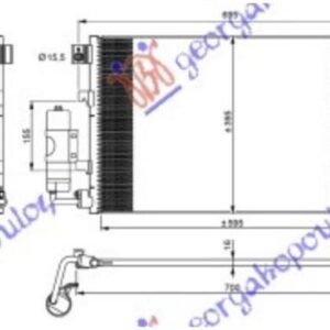 576006400 Nissan Qashqai 2010-2013 | Ψυγείο A/C Βενζίνη