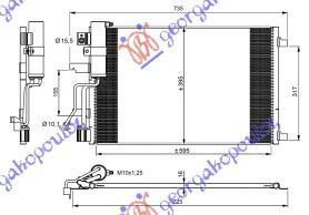 080406410 Nissan Qashqai 2007-2010 | Ψυγείο A/C