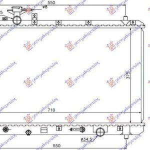 083706340 Suzuki SX4 2007-2013 | Ψυγείο Νερού