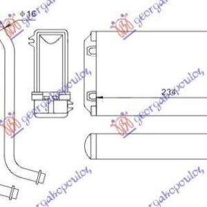 084206500 Peugeot 205 1983-1992 | Ψυγείο Καλοριφέρ