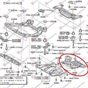 084400840 Lexus RX 330/350/400 2003-2009 | Ποδιά Μηχανής