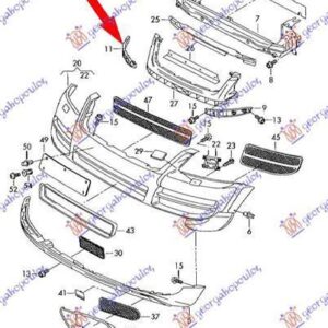 084504281 VW Touareg 2003-2010 | Βάση Προφυλακτήρα Εμπρός Δεξιά